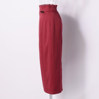 -confiture- STRETCH SATIN with CHINA BUTTON　スカート 詳細画像