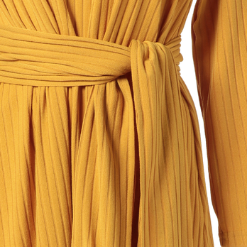 ニット風 カットソードレス 詳細画像