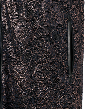 【期間限定】FOIL PRINTED LACE with NETTING BOXY ドレス 詳細画像