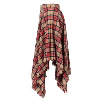 WOOL PLAID SKIRT 詳細画像