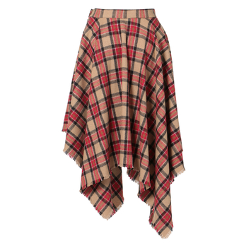 WOOL PLAID SKIRT 詳細画像