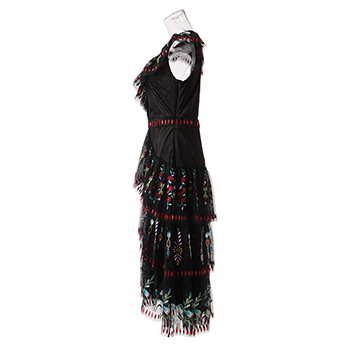 【期間限定】RINDOU FLOWER ON TULLE ドレス 詳細画像