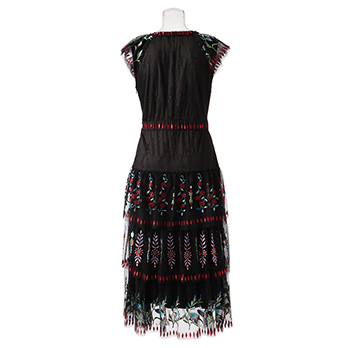 【期間限定】RINDOU FLOWER ON TULLE ドレス 詳細画像