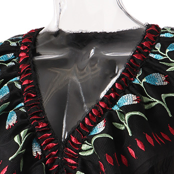 【期間限定】RINDOU FLOWER ON TULLE ドレス 詳細画像