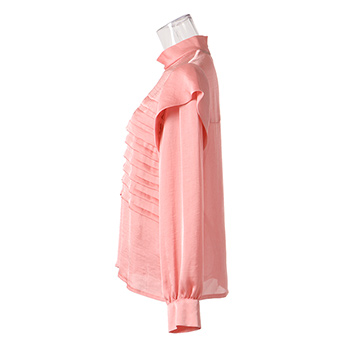 SATIN ORGANZA ブラウス 詳細画像