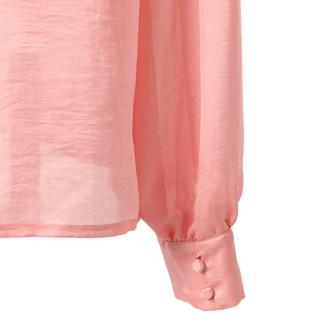 SATIN ORGANZA ブラウス 詳細画像 ピンク 5