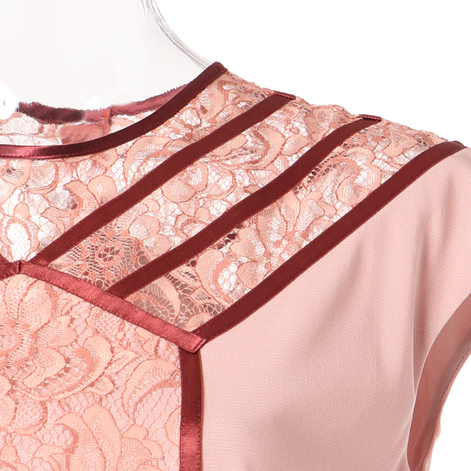 LACE DRESS  詳細画像 ライトピンク 4