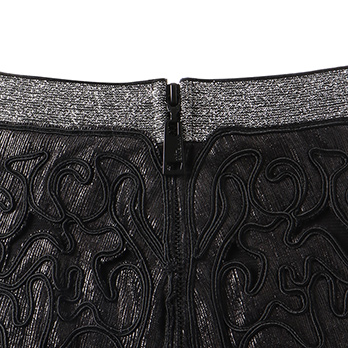CORDING CUT OUT LACE ON CORDUROY　スカート 詳細画像