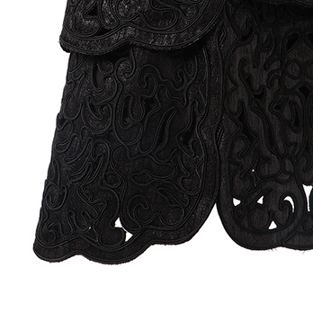 CORDING CUT OUT LACE ON CORDUROY　スカート 詳細画像