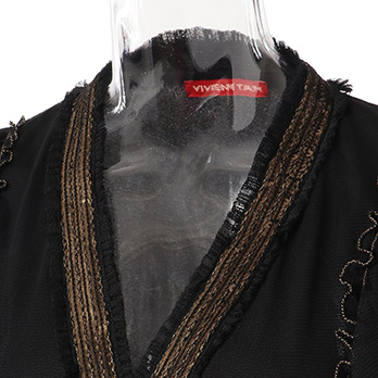 SCALLAOP SEQUIN ON RIGID NET ブラウス 詳細画像