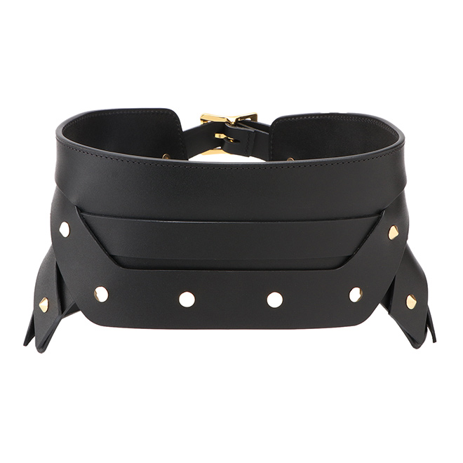 DOUBLE BUCKLES WAIST ベルト 詳細画像 ブラック 1