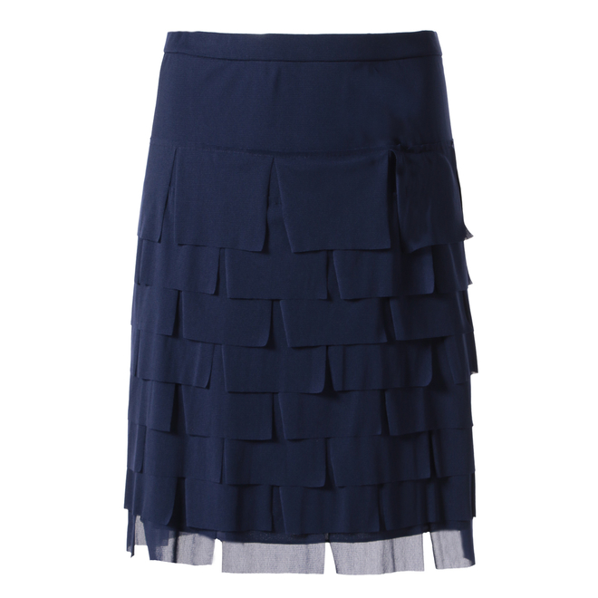 SOLID ST NETTING CARWASH SKIRT スカート 詳細画像 ネイビー 1
