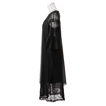 【期間限定】TULLE ＆ RASCHEL LACE COMBO　ドレス 詳細画像