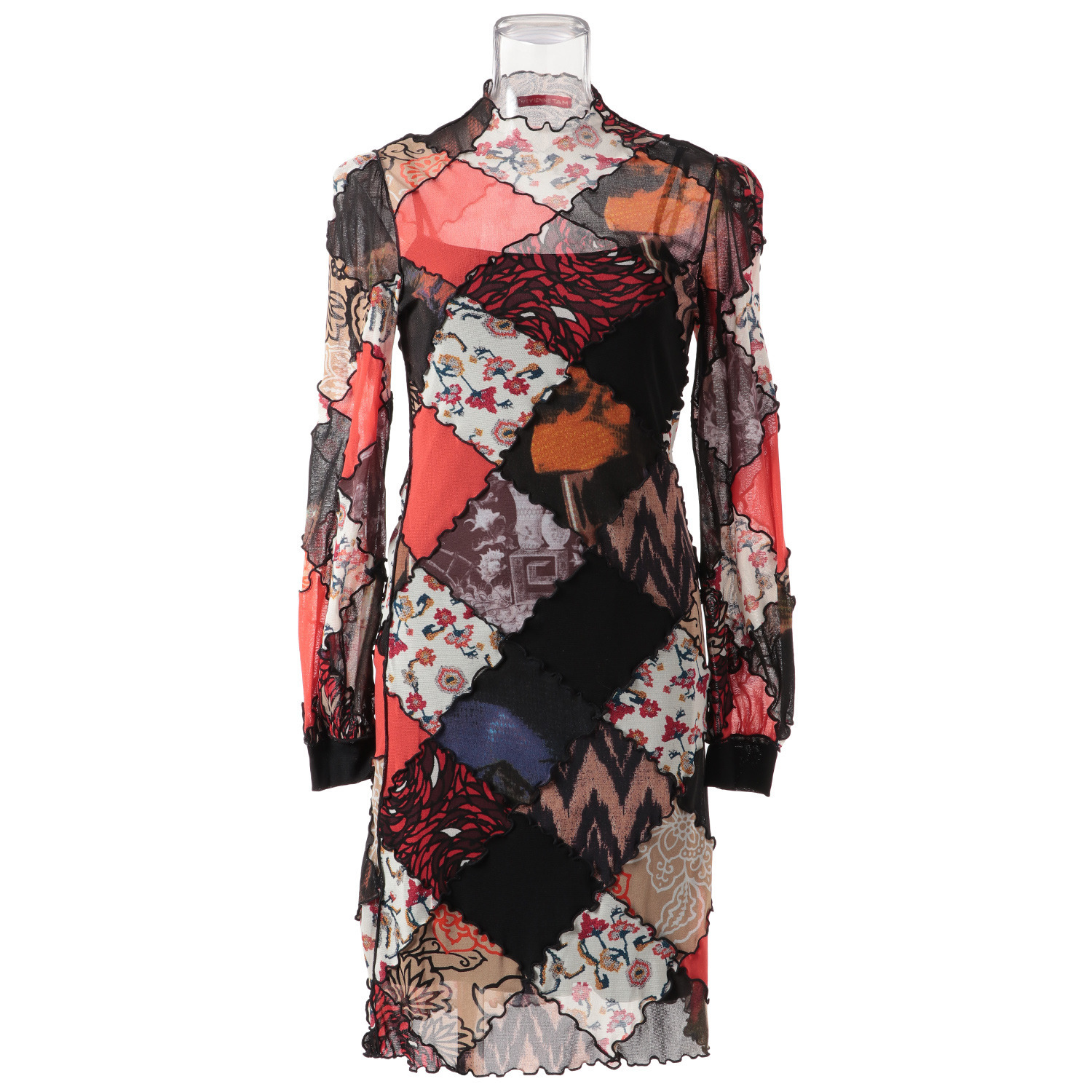 Diamond Cut Patchwork ドレス Vivienne Tam ヴィヴィアンタム 公式オンラインストア