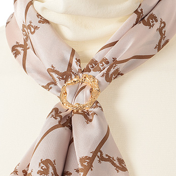 SILK DRAGON SCARF　スカーフ 詳細画像