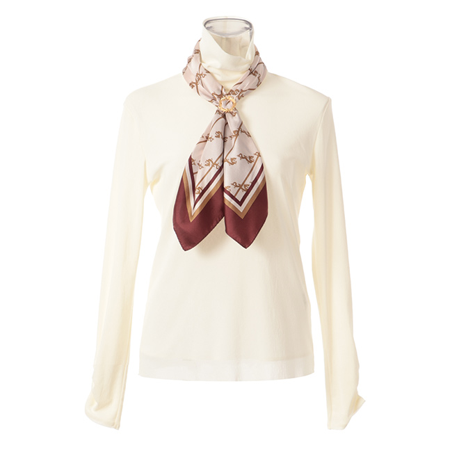 SILK DRAGON SCARF　スカーフ 詳細画像 ブラウン 1