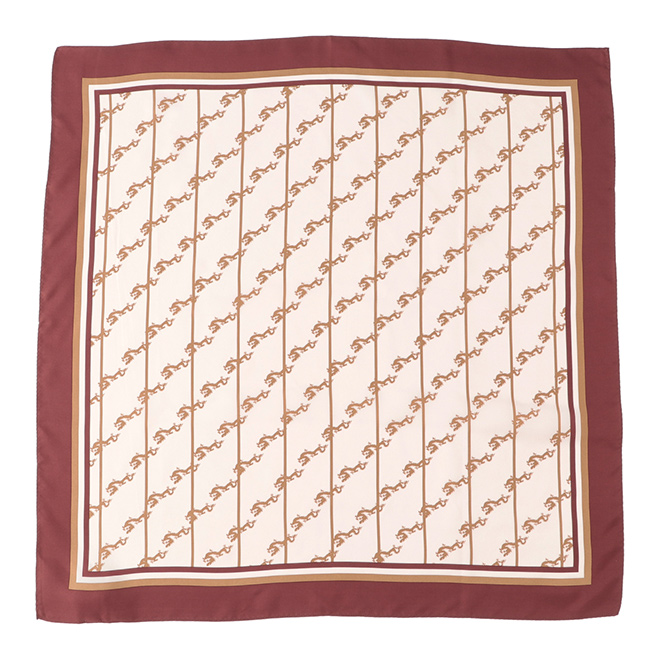 SILK DRAGON SCARF　スカーフ 詳細画像 ブラウン 2