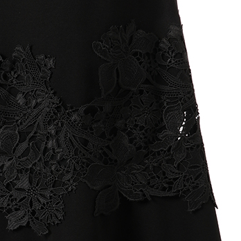 PONTI WITH CHEMICAL LACE　スカート 詳細画像