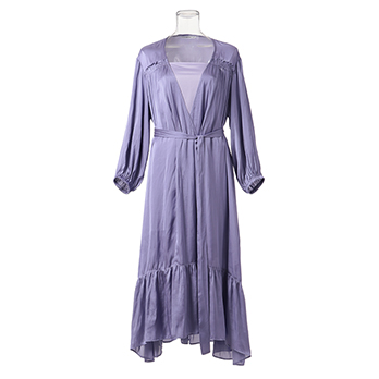 KASSEN SATIN VINTAGE　ドレス　 詳細画像