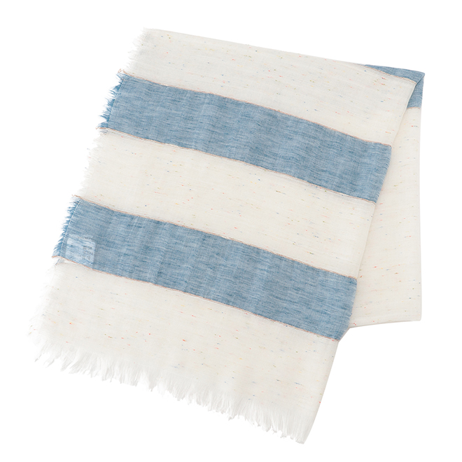 BORDER STOLE 詳細画像 ブルー 2