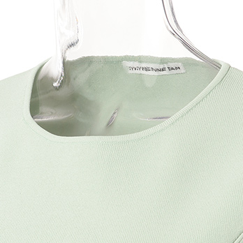 PEPLUM RIB KNIT　ニットトップ 詳細画像