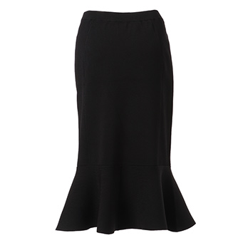 PEPLUM RIB KNIT　ニットスカート 詳細画像