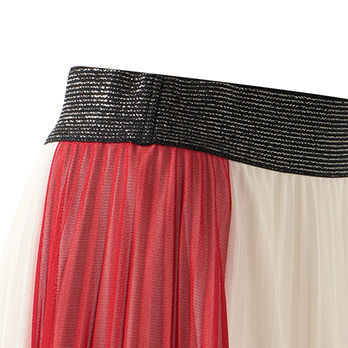 Solid netting スカート  詳細画像