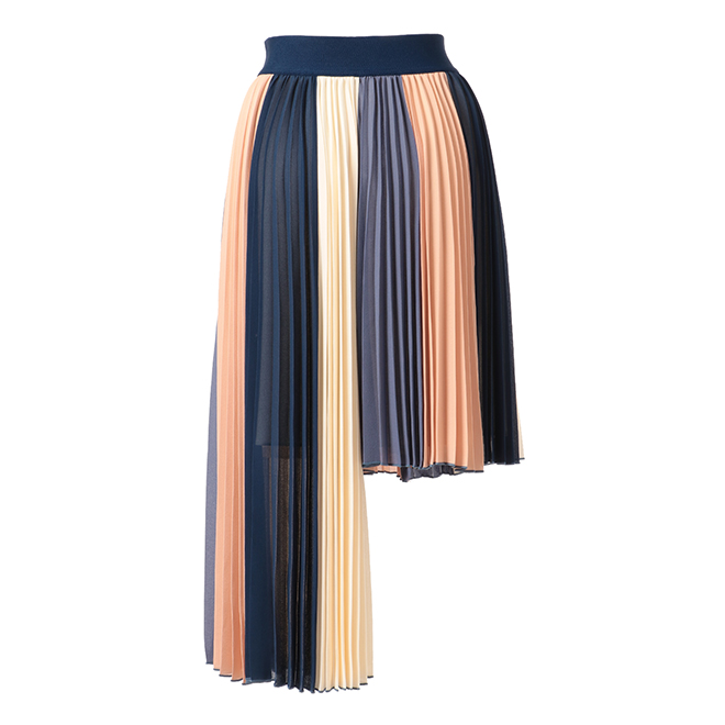 SOLID POLY CHIFFON　スカート 詳細画像 ピンク系マルチ 3