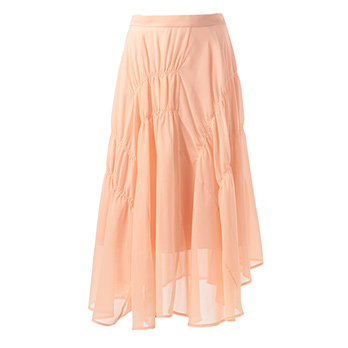 SOLID POLY CHIFFON　スカート