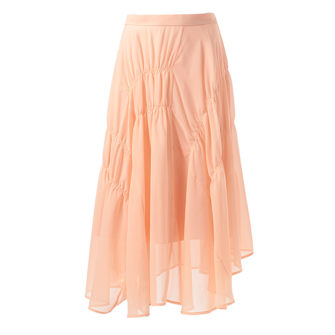 SOLID POLY CHIFFON　スカート 詳細画像 ライトピンク 1