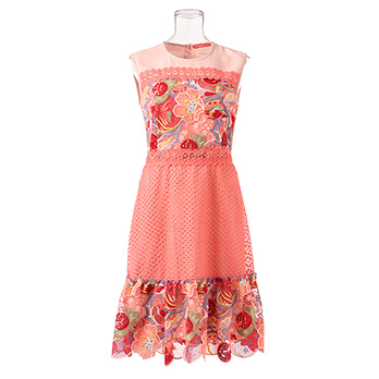 POMEGRANATE FLOWER LACE　ドレス　 詳細画像