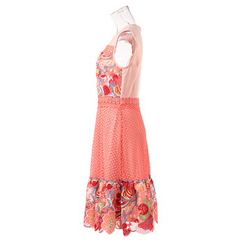 POMEGRANATE FLOWER LACE　ドレス　 詳細画像
