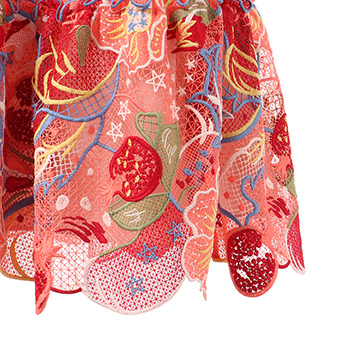 POMEGRANATE FLOWER LACE　ドレス　 詳細画像