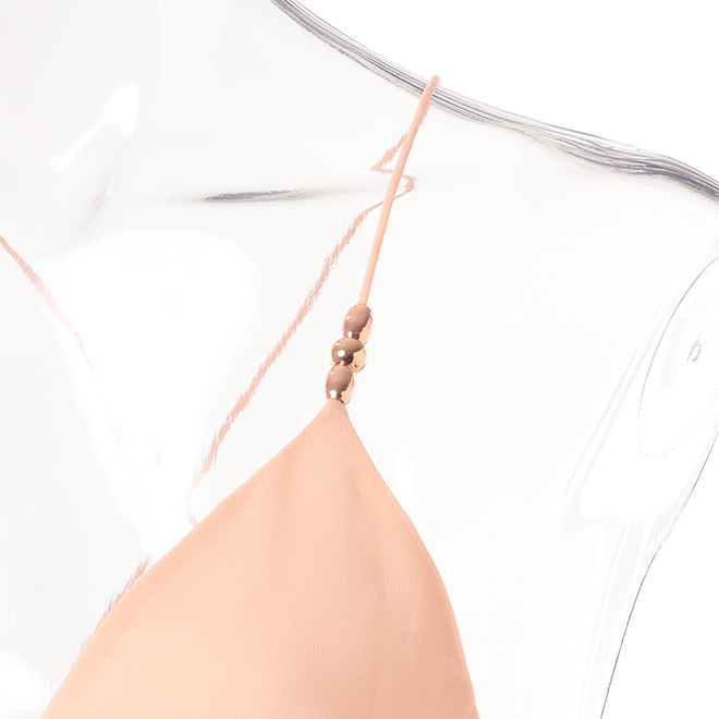 SOLID POLY CHIFFON　ドレス 詳細画像 ライトピンク 4