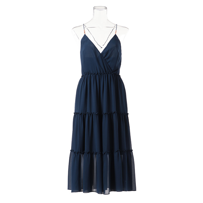 SOLID POLY CHIFFON　ドレス