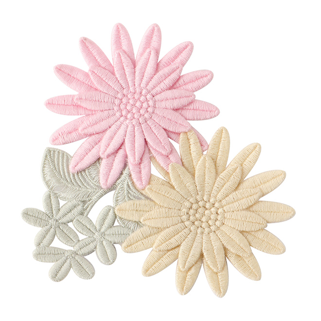 COTTON STRIPE EMBROIDERY PATCHWORK　ブラウス　 詳細画像 グレー系マルチ 5