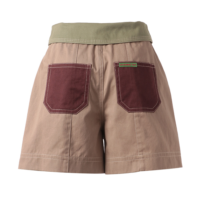 MULTI COLOR COTTON WOVEN　パンツ　 詳細画像 ブラウン系マルチ 3