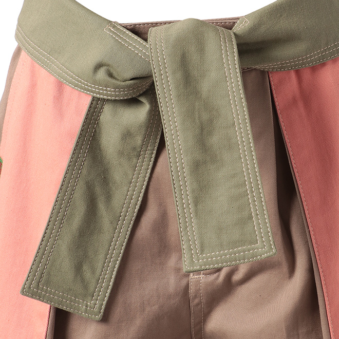 MULTI COLOR COTTON WOVEN　パンツ　 詳細画像 ブラウン系マルチ 4