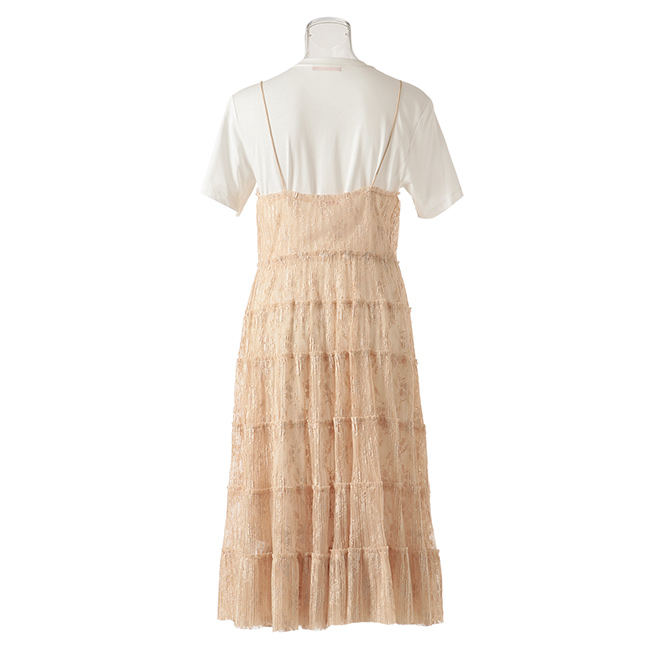 THIN CORDING LACE　ドレス 詳細画像 ベージュ 3