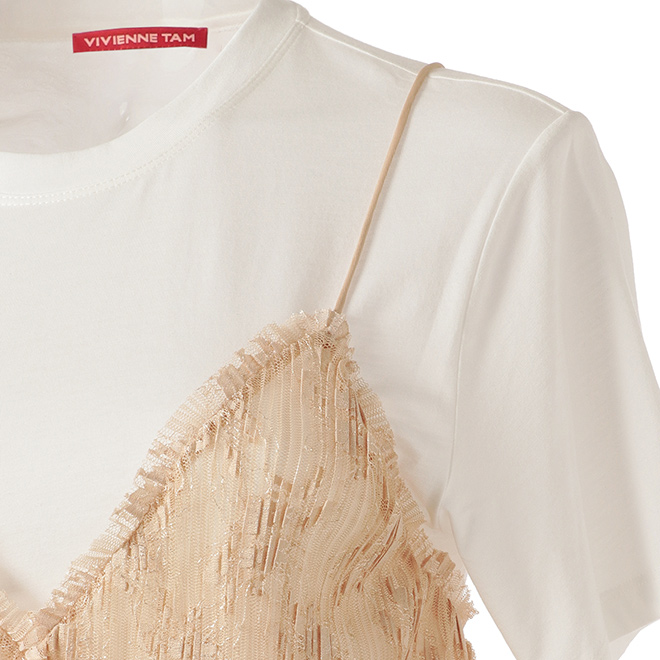 THIN CORDING LACE　ドレス 詳細画像 ベージュ 4