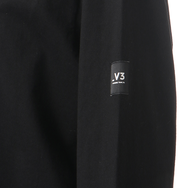 _V3 Basic Logo Long-sleeve T-shirts 詳細画像 ブラック 5