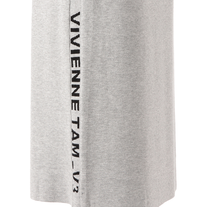 _V3 VT Logo Intarsia Knit SK　スカート 詳細画像 グレー 5