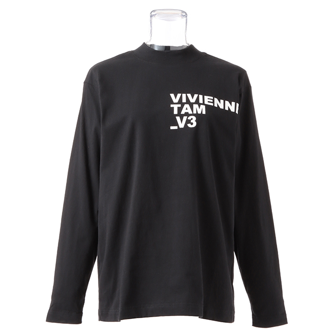 _V3 Back Logo High-neck T-shirts 詳細画像 ブラック 1