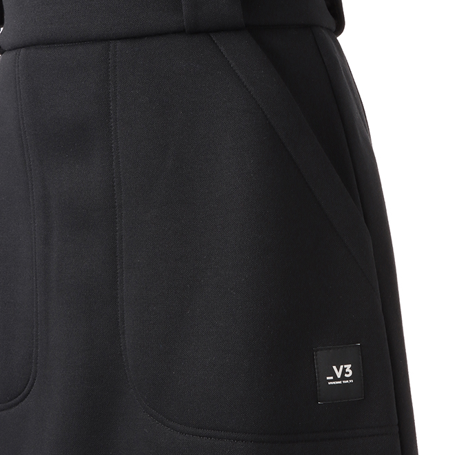 _V3 Eco double-knit SK　スカート 詳細画像 ブラック 4