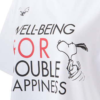 【 スヌーピー 】 WELL BEING　Tシャツ  詳細画像