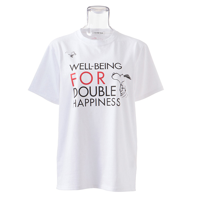 【 スヌーピー 】 WELL BEING　Tシャツ  詳細画像 ホワイト 1