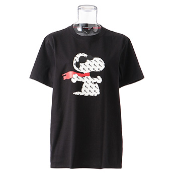 snoopy flying ace rubber print Tシャツ