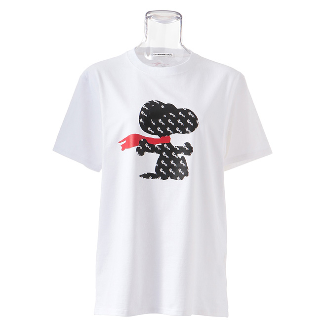 SNP snoopy flying ace rubber print tee　Tシャツ 詳細画像 ホワイト 1