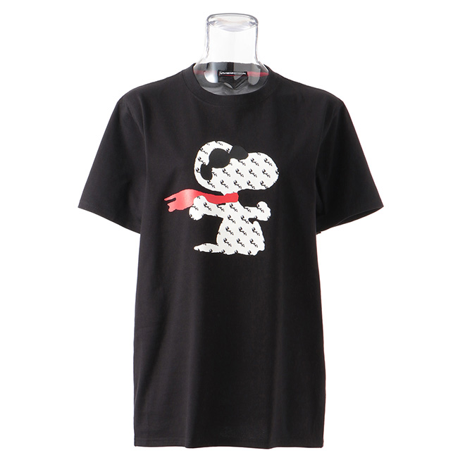 SNP snoopy flying ace rubber print tee　Tシャツ 詳細画像 ブラック 1