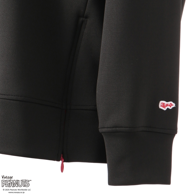 【 スヌーピー フライング・エース 】 RUBBER PRINT　トレーナー 詳細画像 ブラック 5